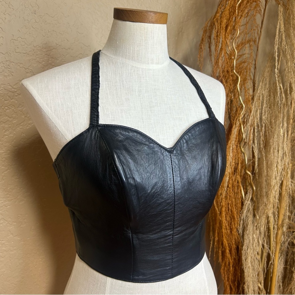 Michael Hoban North Beach Leather black cross cross halter fits small/slim med